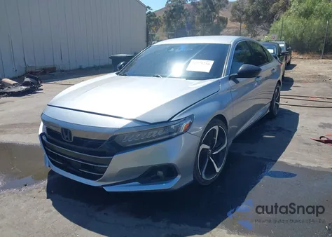 2022 Honda Accord Sport z USA, uszkodzony, nr VIN 1HGCV1F34NA019997